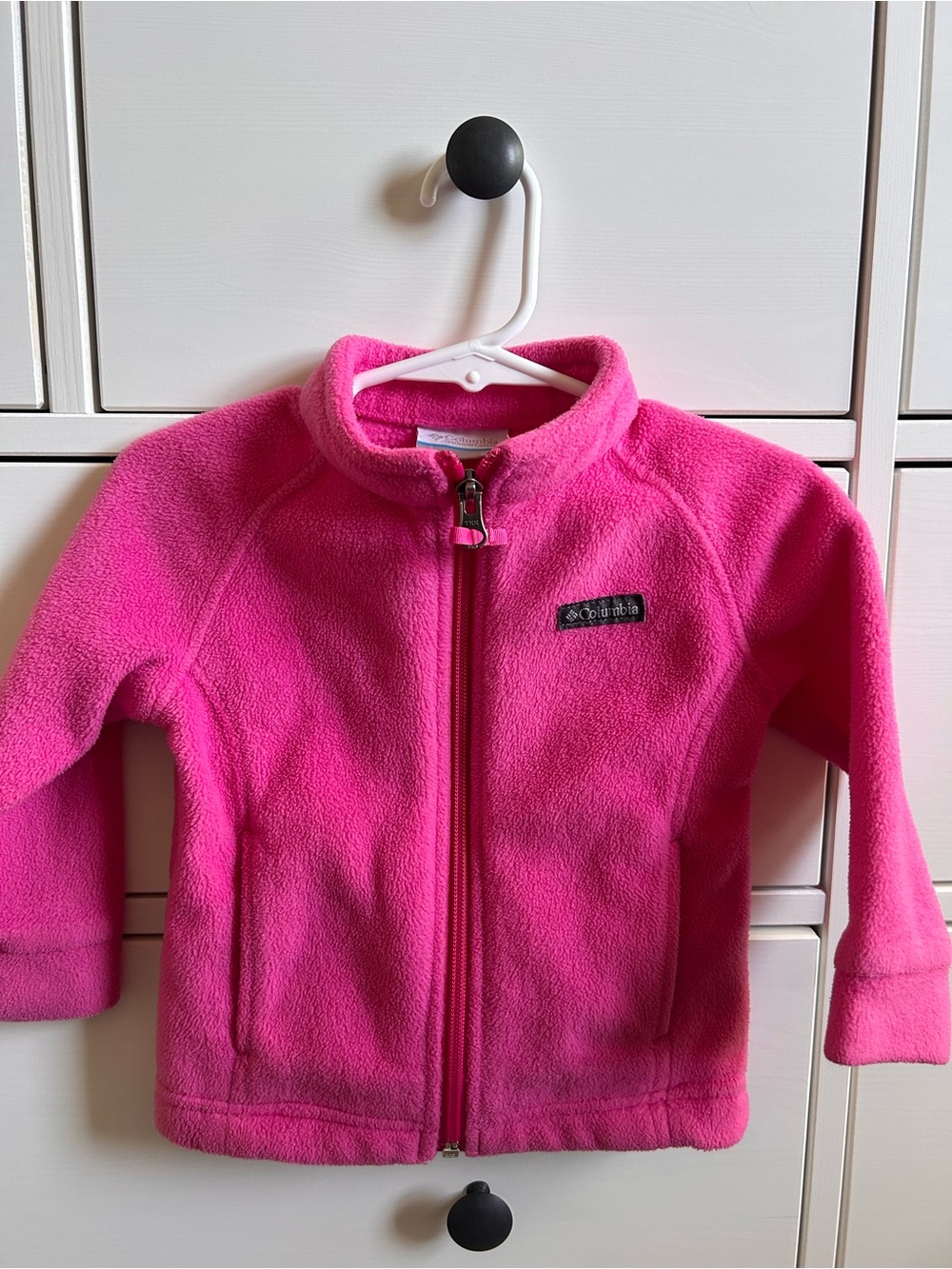 Columbia Kids Fleece Jacket in Bright Pink